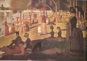 Georges Seurat Sunday Afternoon on the island of the Grande Jatte (nn03) china oil painting reproduction